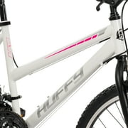 Huffy 26 North Peak Mountain Bike, Fits Riders 50+, White, Adult, Womens
