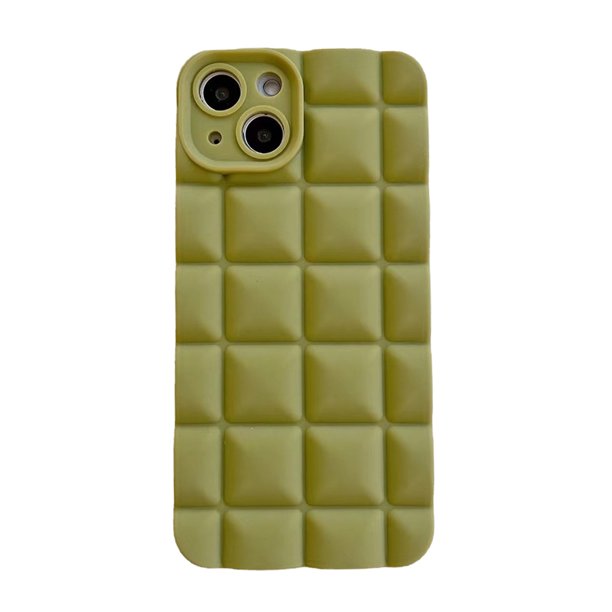 Desiderio Simple Solid Color Ice Soft, Funda protectora anticaída para teléfono celular, verde