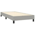 thumbnail image 2 of vidaXL Bed Frame Light Grey 100x203 cm Twin XL Fabric, 2 of 5