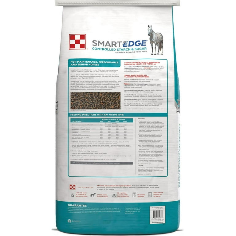 Purina Smart Edge Horse Feed, 50, 58 OFF