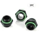 thumbnail image 2 of Conector de Pezón ANGGREK de Latón electrochapado G1/4 12,9 mm color negro, 2 of 7