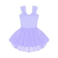 thumbnail image 4 of Aislor Kids Girls Sleeveless Ruched Ballet Dance Tutu Dress Leotard Figure Ice Skating Dress Ballerina Costume, 4 of 7