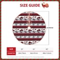 thumbnail image 2 of Salouo Buffalo Plaid Forest Christmas Tree Skirt 36" Farmhouse Christmas Decorations Snowman Xmas Tree Skirt Tree Mat for Holiday Party Decor, 2 of 8