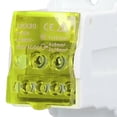 thumbnail image 3 of NFTIGB 690V 80A DIN Rail Terminal Block Distribution Box Spliceable Brass Conductor Junction Box for House Appliances Yellow UKK80 C45 Electrical Connectors Fast Quick Wire Cable Connection, 3 of 9