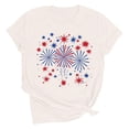 thumbnail image 2 of Vetsdori USA Years Anniversary T Shirts for Women Casual Graphic Pullover Summer Patriotic Independence Day Fourth of July,Fashion Crew Neck Womens Blouses Short Sleeve, 2 of 7