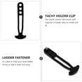 thumbnail image 3 of OULII Yacht Ladder Holder Boat Ladder Clamp Rubber Black 1Pcs Rustproof, 3 of 4