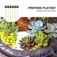 thumbnail image 3 of SHISUYAN Miniature Garden Tools Set for Decor Multi Color Wood Resin 6pcs Lightweight Practical Design, 3 of 8