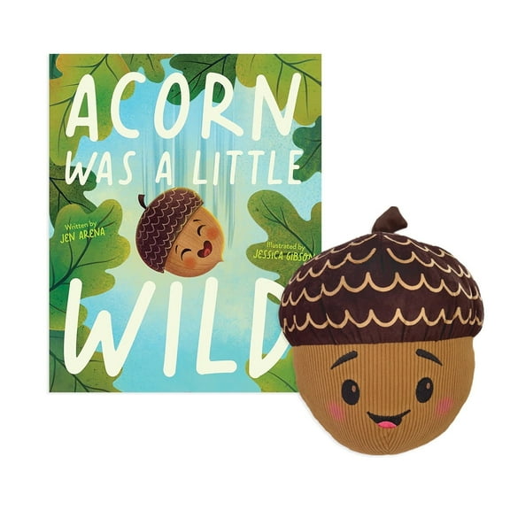 Acorn Was a Little Wild 8.5" Plush & Hardcover Book Set