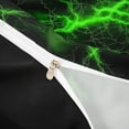 thumbnail image 4 of Homewish Green Gradient Lightning Bedding,Abstract Artwork Duvet Cover Full,Black Reversible,3-Piece,1 Duvet Cover and 2 Pillowcases, 4 of 6
