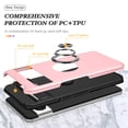 thumbnail image 4 of JTCASES for Googl Pixel 8 Pro Case, Car Mount Bracket 2-layer Hybird Shockproof PC TPU Anti-fall Slim Fit Lightweight Magnetic Cover for Googl Pixel 8 Pro - Rosegold, 4 of 7
