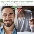 thumbnail image 5 of dianhelloya 10 Pairs Eyeglass Nose Pads D-shaped Soft Silicone Anti-slip Lightweight Hypoallergenic Adhesive Glasses Nose Pads, 5 of 8