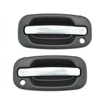 Left and Right Door Handle Set 2 Piece - Compatible with 1999 - 2006 GMC Sierra 1500 2000 2001 2002 2003 2004 2005