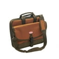 62100 16 X 6 X 12.5 Green & Brown Contractors Briefcase