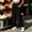 (Fashion 52)Black, variant on Women's Cotton Blend Fabric Wide Leg Pants Elastic Waist Lightweight Casual Trousers with Drawstring