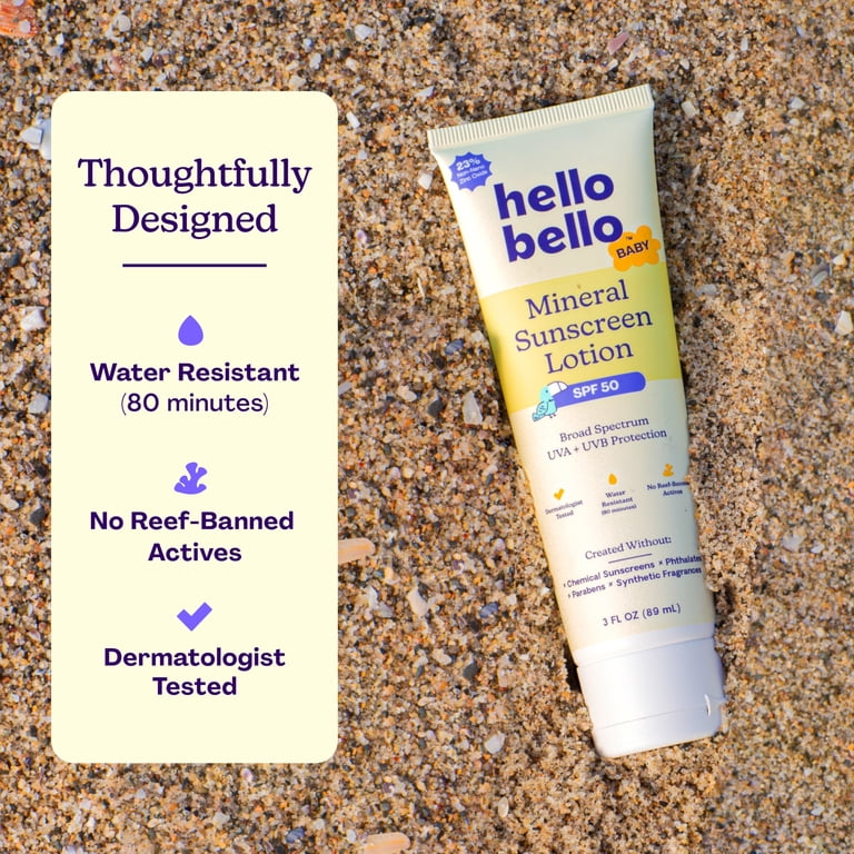 Hello Bello Baby Mineral Sunscreen Lotion SPF 50, 3 oz photo 2