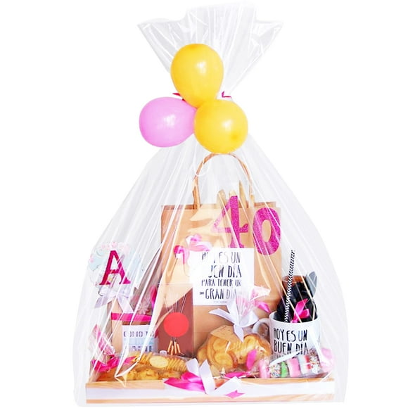 10PCS Large Cellophane Gift Bags 16x24 Inch – 2.8 Mil Thick Clear 10PCS Large Cellophane Gift Bags 16x24 Inch – 2.8 Mil Thick Clear