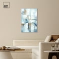 thumbnail image 3 of House Of Lines II Blue Abstract Wall Art Canvas Wall Art by Art Remedy, White Floater Frame, 31" x 46", 3 of 7