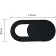 thumbnail image 2 of 50-pack webcam covers, self-adhesive sliding covers for webcams, ultra-thin front camera covers - black, 2 of 5