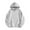 Gray, variant on GigrtiJin Men's Quilted Pullover Hoodies Solid Color Hooded Long Sleeve Sweatshirt with Pocket Outdoor Loose Casual Tops