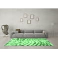 thumbnail image 3 of Ahgly Company Indoor Rectangle Abstract Emerald Green Modern Area Rugs, 8' x 12', 3 of 4