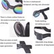 thumbnail image 4 of Gafas de sol para perros - Negras - A prueba de viento - Antivaho - Protección UV - Para gatos y perros pequeños, 4 of 5