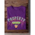 thumbnail image 3 of Property Of No One Drip Ink T-Shirt Men -Image by Shutterstock, Male Small, 3 of 4
