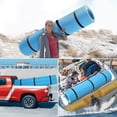 thumbnail image 6 of HALLOLURE 9X6FT Floating Water Pad Mat 3-Layer XPE Foam Roll-Up Floating Island for Pool Lake Ocean Boat Beach, Weight Capacity 310 lbs, 6 of 9