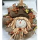 thumbnail image 4 of Corona de Acción de Gracias de otoño, corona de espantapájaros, puerta de entrada, patio, colgante, decoración de fiesta de Halloween, colgante de puerta, 4 of 4