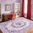 thumbnail image 3 of KOPOEELK 4x6 Area Rug, Pink Butterfly Print Machine Washable Non Slip Low Pile Carpet, Indoor Floor Rug for Bedroom, Living Room and Whimsical Eclectic Home Decor, 3 of 6