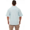 thumbnail image 2 of Scully 4800 AQS XXL The Traveler Mens Short-Sleeved Shirt, Aqua Sky - 2XL, 2 of 2