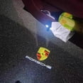 thumbnail image 2 of Compatible Porsche Cayman Boxster Cayenne Macan 991 718 Led Logo Projector Hd, 2 of 5