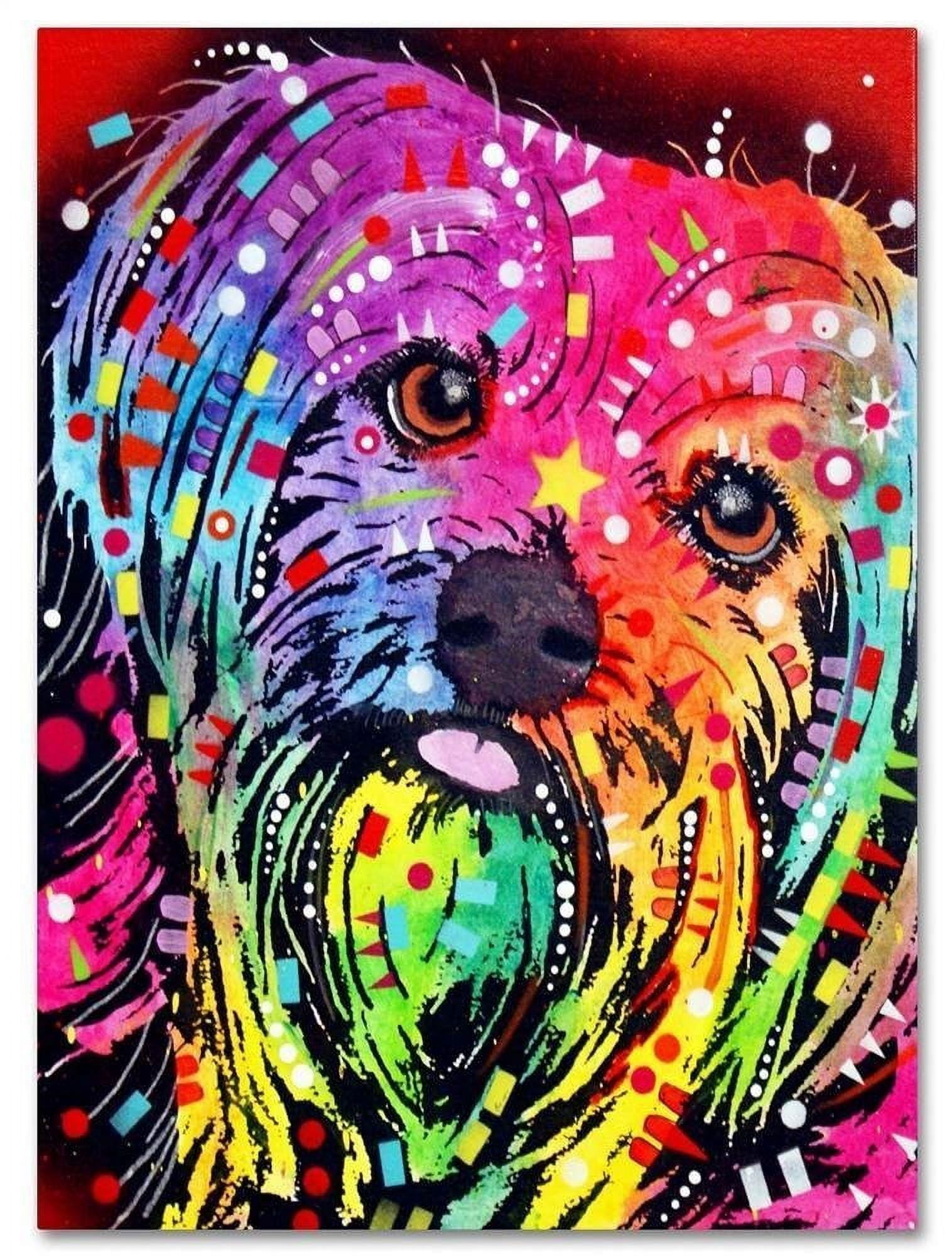 Trademark Fine Art "Yorkie" Canvas Art by Dean Russo