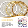 thumbnail image 2 of 24pcs Beaded Ankle Chain Bohemian Style Anklet Foot Chain Summer Ankle Jewelry, 2 of 7
