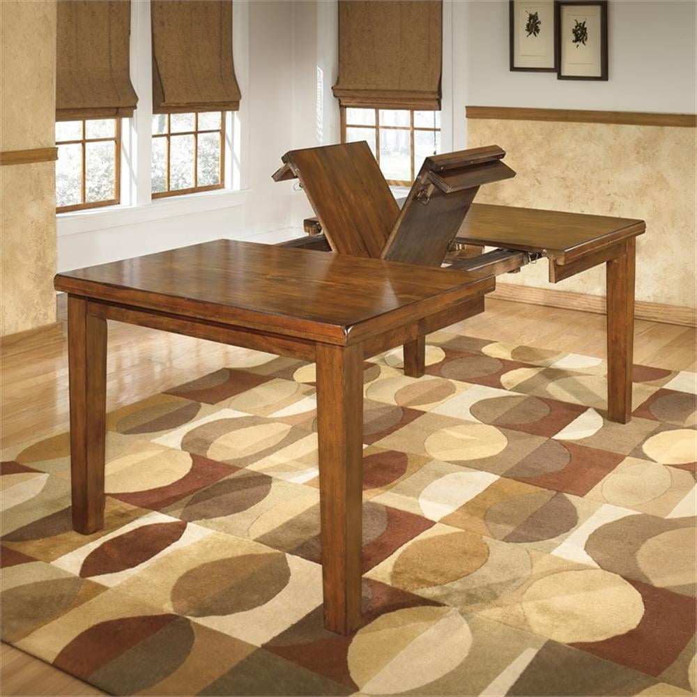 Signature Design by Ashley Ralene Butterfly Dining Table in Medium Brown