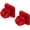 Red, variant on Silk Knot Cufflinks, Square Shape Elastic Fabric Shirt Cufflinks Twist Dress Accessories Cuff Link for Men Women Business Gift Wedding