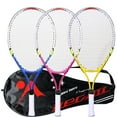 thumbnail image 4 of 1 Set Alloy Tennis Racket with Bag Parent-Child Sports Game Toys for Children Teenagers Playing Game Outdoor (Red), 4 of 5
