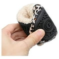 thumbnail image 6 of L-RUN Toddler Slippers High Top Winter Boys Girls House Shoes Beige, 6 of 6