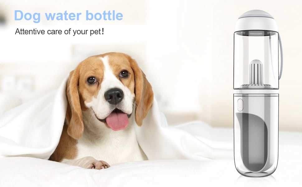 Dog Water Bottle Portable Leak Proof Pet Travel Drink Cup with Bowl ...