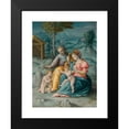 thumbnail image 2 of Bacchiacca 15x18 Black Modern Framed Museum Art Print Titled - The Holy Family With&nbsp;The&nbsp;Infant Saint John the Baptist, 2 of 5