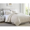 thumbnail image 3 of Chezmoi Collection Thea 3-Piece Oversized Bedspread Set, Geometric Quatrefoil Pattern Quilted Coverlet Set, 3 of 4