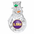 thumbnail image 2 of NCAA LSU Tigers Traditional Snowman Ornament, 2 of 3