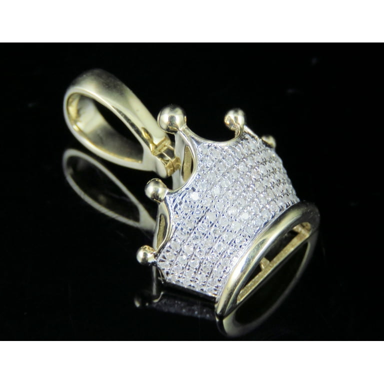 日本未入荷KING KROACHのBTS着用crown charm pendant Men's Diamond 