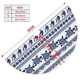 thumbnail image 3 of Sikiie Sea Underwater Turtles 30-48 inches {designName} Print Christmas Tree Skirt Snowman Xmas Tree Skirt with Edge Christmas Decorations for Holiday Party36", 3 of 7