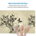 thumbnail image 5 of Bingfone Vintage Floral Large Gaming Mouse Pad,Extended Desk Mousepad With Stitched Edges,Non-Slip Base,29.5 X 16 In, 5 of 9