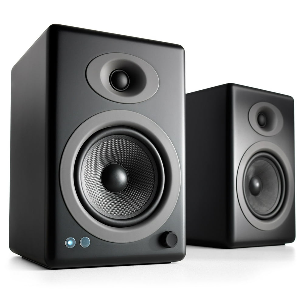 Audioengine A5+ Wireless Powered Bookshelf Speakers - Pair (Black