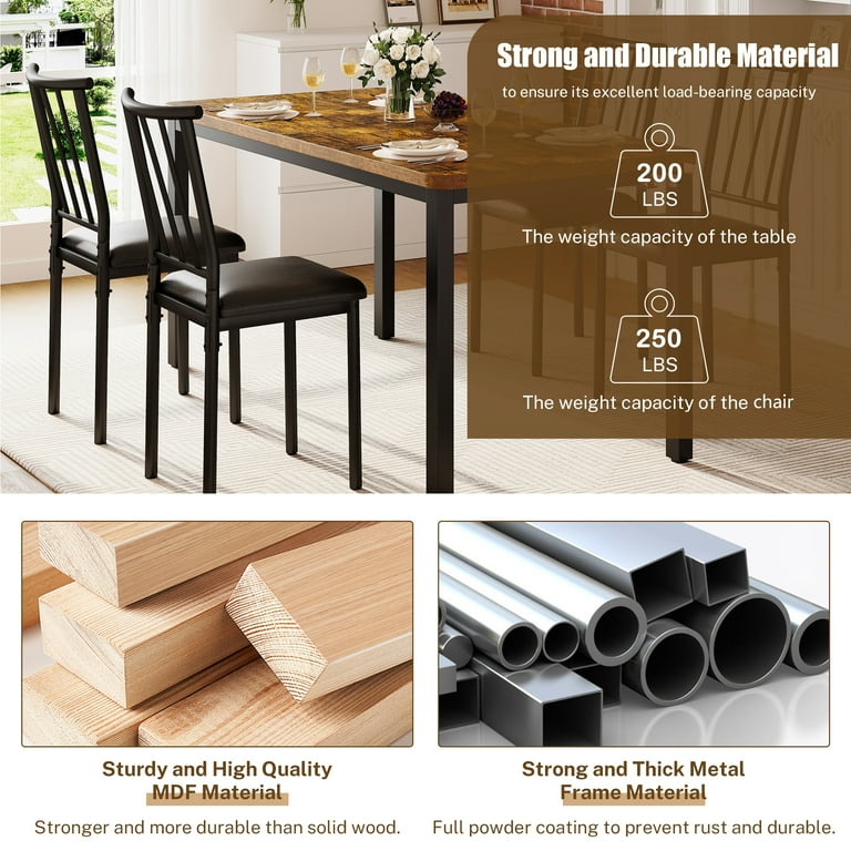 5 piece dining room set under 200 best sale