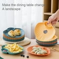 thumbnail image 3 of Shell Appetizer Plate Stackable Design for Dessert Salad Plates  Ceramic Small Serving Dishes for Fruit Snacks Sushi Appetizer and More, 3 of 7