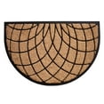 thumbnail image 2 of Calloway Mills 153642436 24 x 36 in. Olympia Semicircle Doormat, Natural & Black, 2 of 3