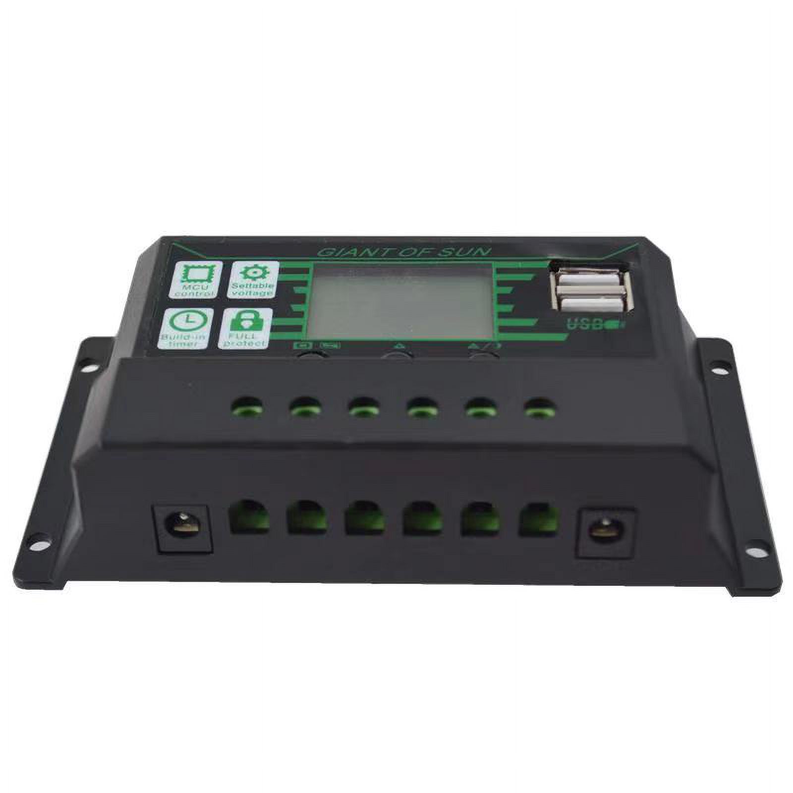 BSHAPPLUS® 100A PWM Solar Panel Regulator Charge Controller Auto Focus Tracking 12V/24V