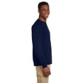 thumbnail image 3 of Gildan Ultra Cotton® 6 oz. Long-Sleeve Pocket Men T-Shirt Navy Small, 3 of 3